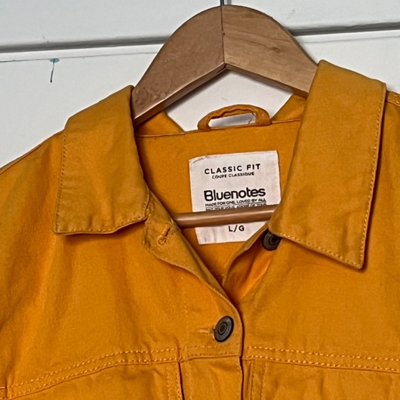 Bluenotes Classic Fit Denim Jacket in Yellow, L - Picture 12 of 12